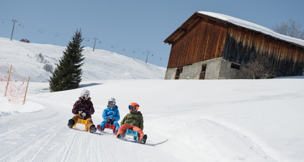 Schlitteln in Milez