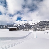 Cross-country skiing in Valbella
