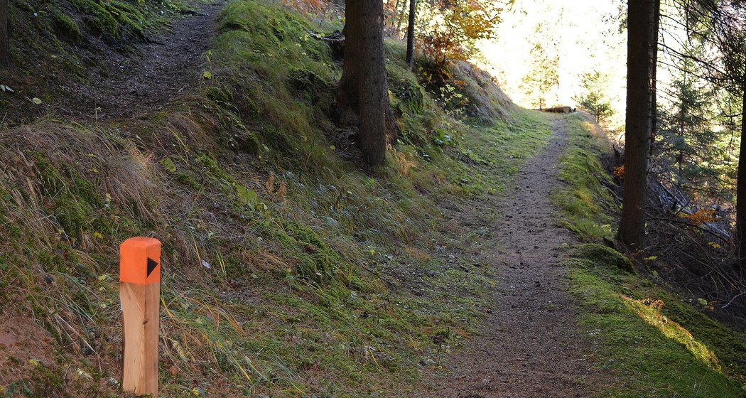 Unterwegs auf dem Spazierweg