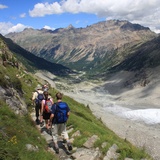 Abstieg nach Morteratsch