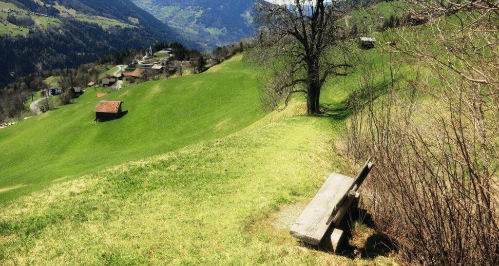 Aussicht Richtung Castiel