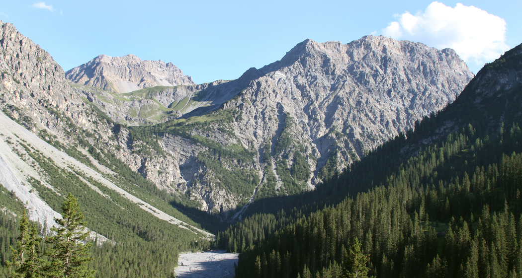 Die eindrückliche Landschaft zwischen Schiesshorn und Schafrugg