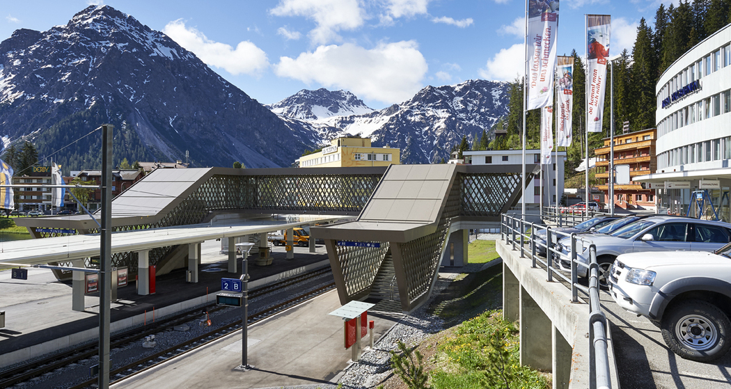 Der Bahnhof Arosa