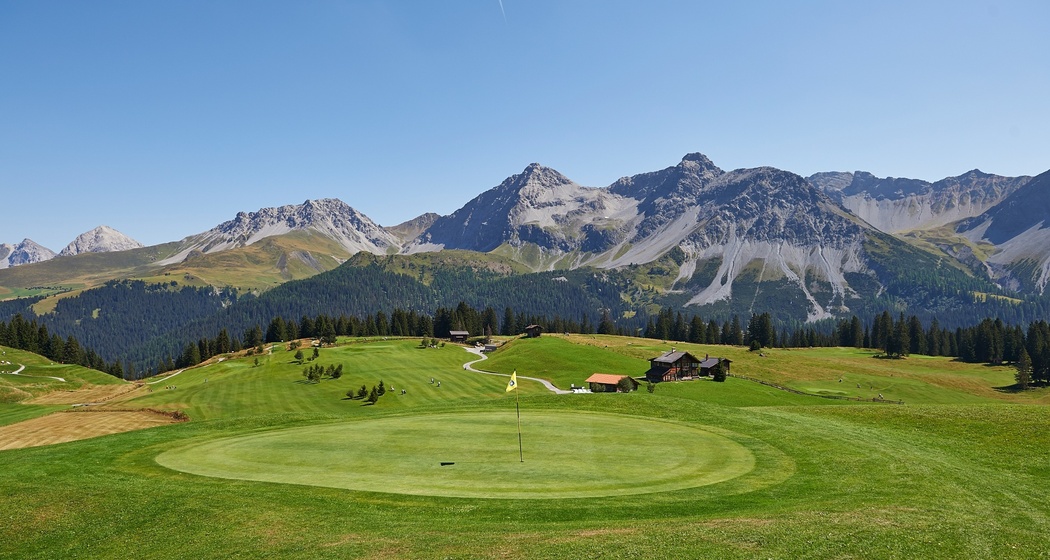 Der coupierte Golfplatz