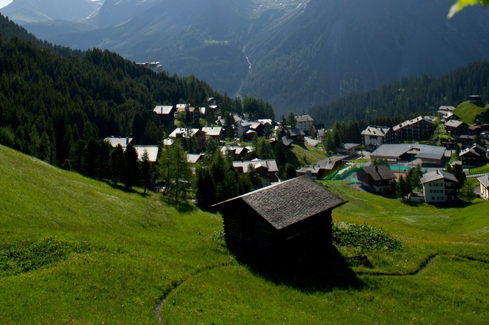 Die Sicht auf die Tennisplätze des TCA
