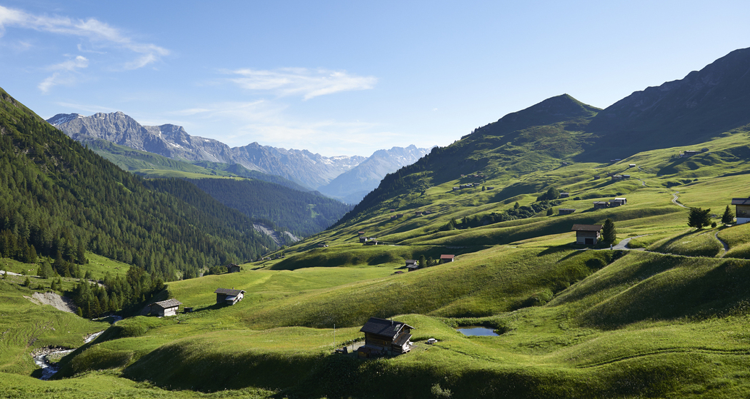 Aussicht vom Berggasthaus Strassberg
