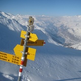 Tiefblick auf Andermatt