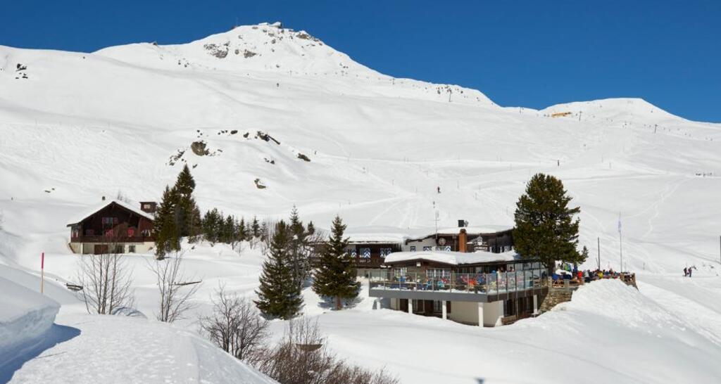Das Restaurant Alpenblick im Winter