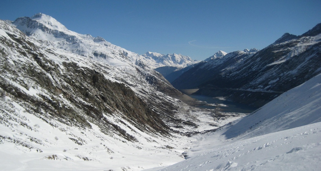 Ein Blick zurück zum Stausee