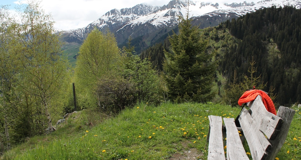 Ruhebank Oberhalb Bugnei