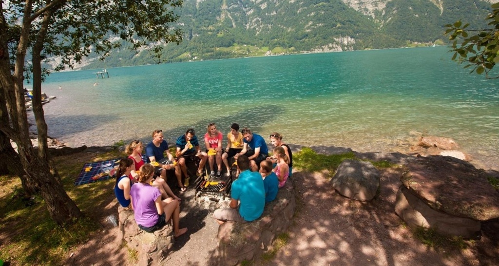 Feuerstelle Strandbad Murg