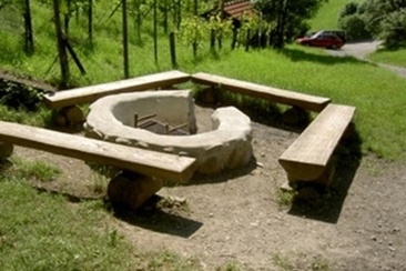 Cheminée au château de Sargans