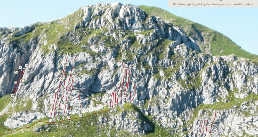 Klettergarten Gruoben / Tilisunafürggli