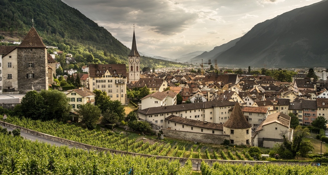 Blick auf die Churer Altstadt