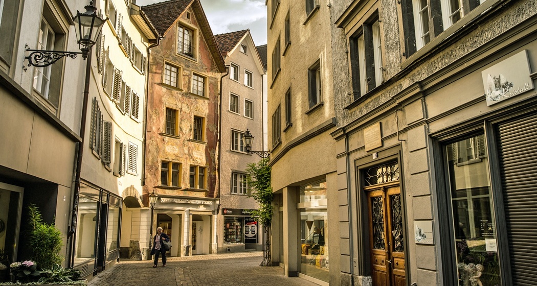 Obere Gasse mit Haus Zschaler