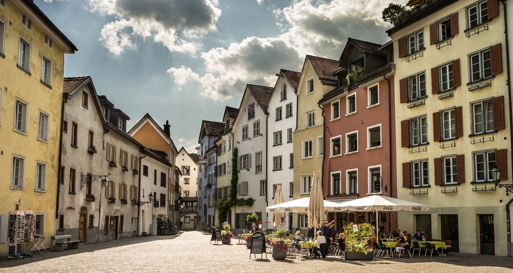 Arcas Platz in der Churer Altstadt