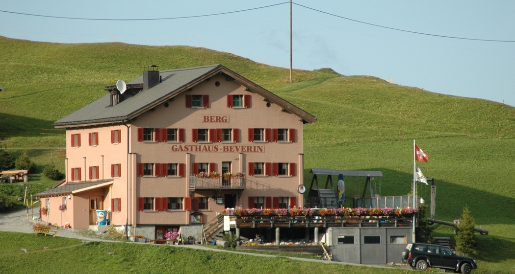Berggasthaus Beverin auf dem Glaspass
