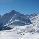 View of Piz Beverin
