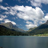 Sufnersee with Sufers in the background