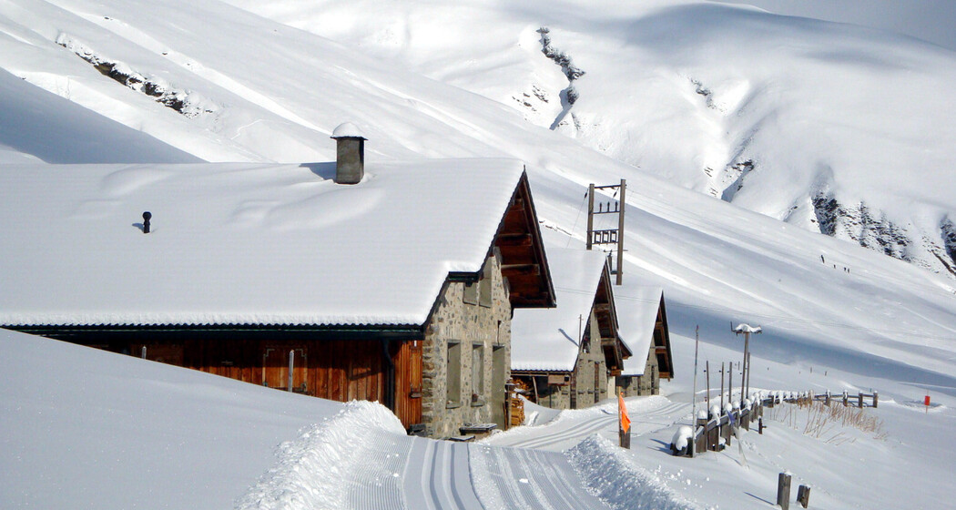 Langlaufloipe Juf - Jufer Alp - Juf