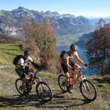 Above Säls with a panorama of Lake Walen