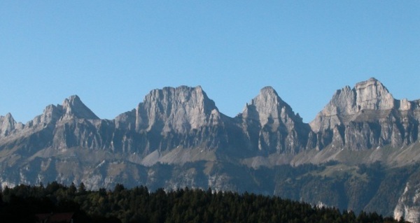 Blick auf die Churfirsten