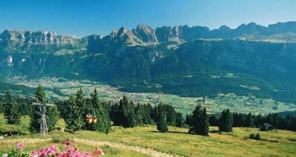 Aussicht vom Berghotel Schönhalden