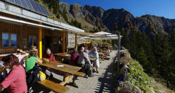 Bergstation und Restaurant der Älplibahn