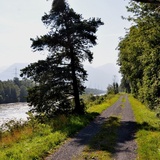 The Rhine as the namesake of the trail