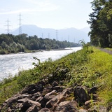 Lungo la diga fino a Landquart