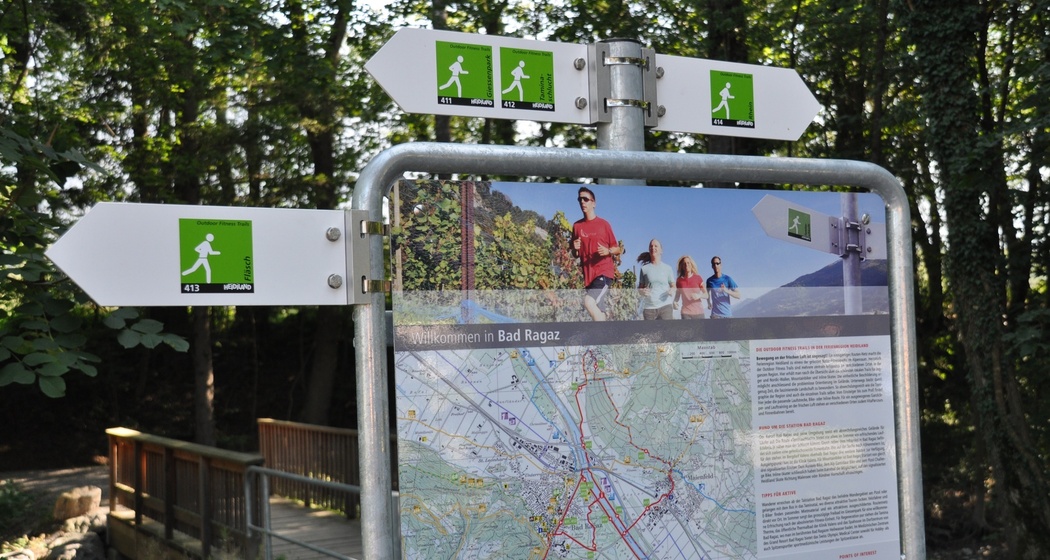 Infopoint beim Freibad Giessenpark