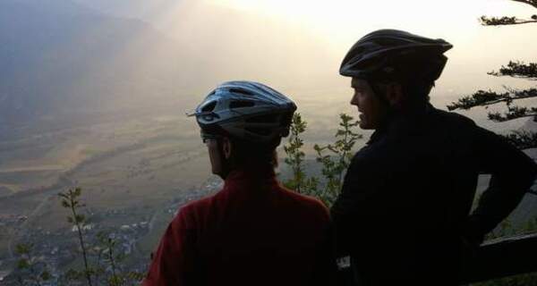 In luftiger Höhe - Fadärastein