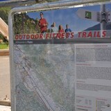 Info point at the train station