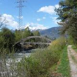 Trattbrücke, vista su Calanda