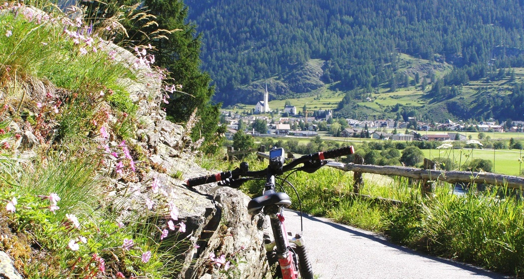 an linken Innufer ob Zernez