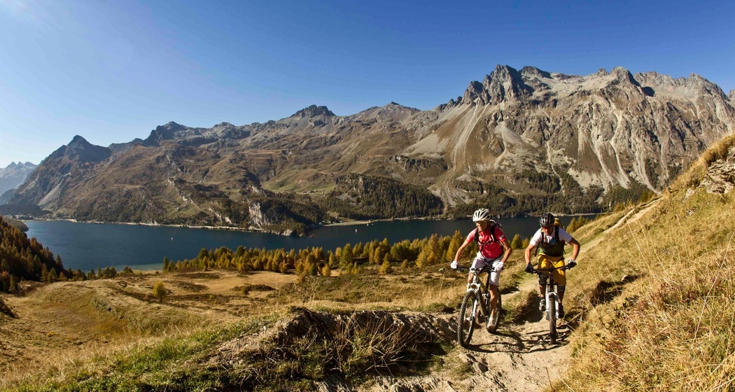 Silsersee mit Grevasalvas