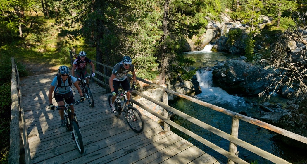 Am Berninabach bei Morteratsch