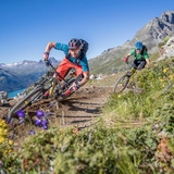 Spass auf dem WM Flow Trail