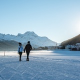 Escursione invernale a Silvaplana