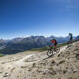 Pistentrasse auf Piz Nair