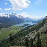 Vue en chemin vers le Lej da la Tscheppa