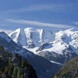 Aussicht auf die Bernina Gruppe