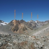 Bergpanorama ab Fuorcla Suvretta Richtung Jenatsch