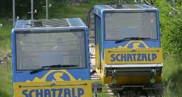 Schatzalp-Bahn mit Trassee