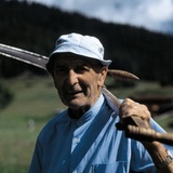 Hay-making in Davos Glaris