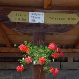 Wegweiser Ober Dutjen © B. Steinmann