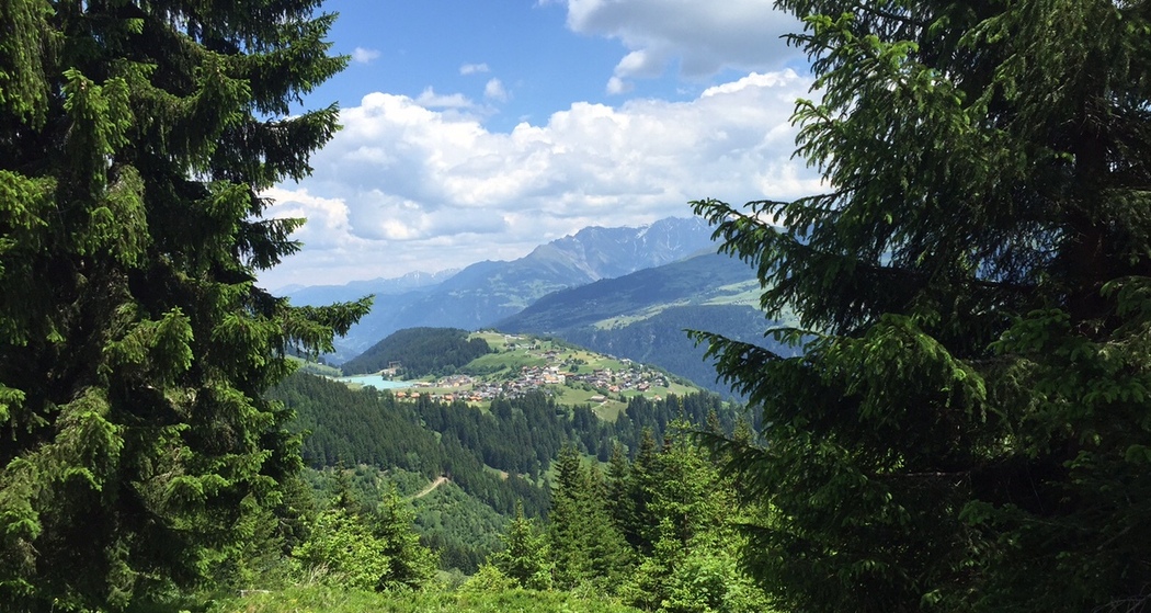 Aussicht nach Brigels