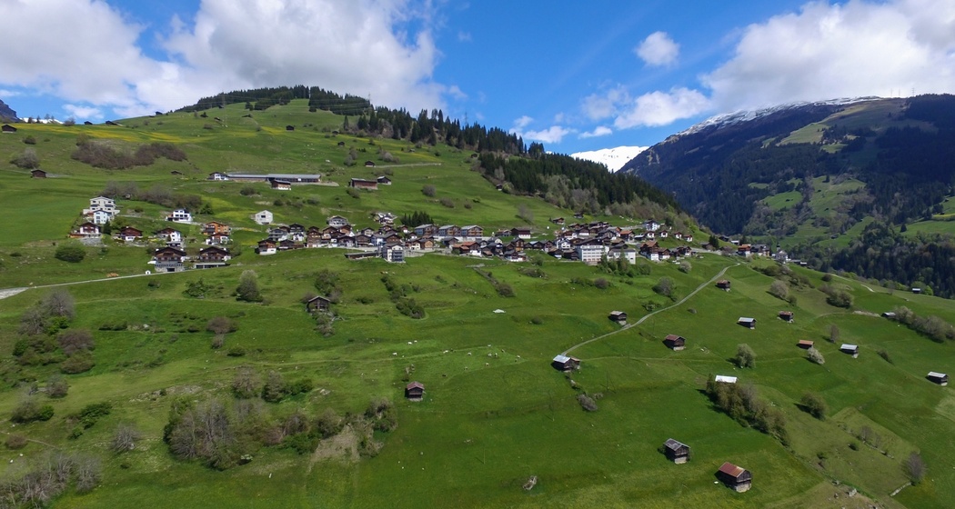 Aussicht von Waltensburg