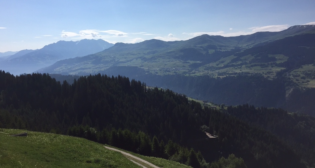 Aussicht nach Brigels