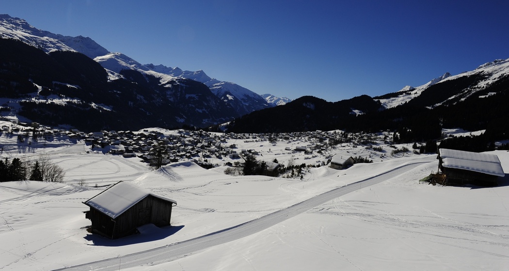 Schlitteln, Crest Falla - Brigels